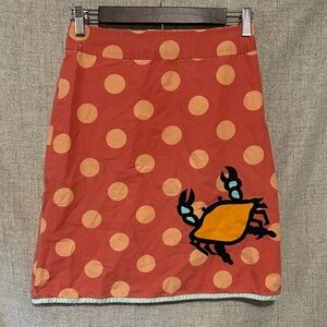 Uncommon Threads Polka Dot Crab Skirt